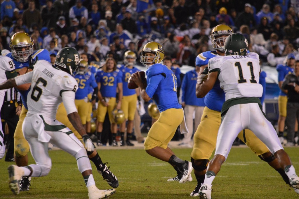 Man on a mission: UCLA quarterback Brett Hundley had a sensational 2012 football campaign. Photo Credit: Ronald Jenkins