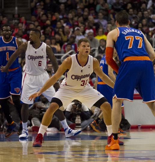 Blake Griffin and the Los Angeles Clippers bewildered the New York Knicks. Photo Credit: Jevone Moore/Full Image 360