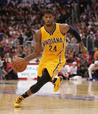 Not that guy: Paul George  is not ready to supplant Lebron James as NBA best player. Photo Credit: Jevone Moore/News4usonline.com