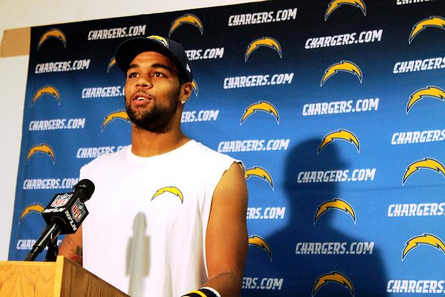 Wide receiver Keenan Allen (13) had his biggest day statistically as a pro with 10 catches for 135 yards. Photo Credit: Dennis J. Freeman/News4usonline.com