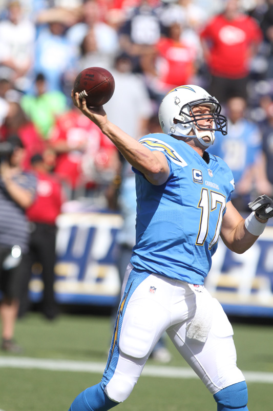 Quarterback Philip Rivers is going to have to be on point with his receivers against the Denver Broncos' revamped defense. Photo Credit: Kevin Reece/News4usonline.com