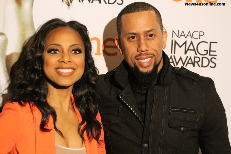 Nischelle Turner and comedian/actor Affion Crockett co-hosted the 2015 NAACP Image Awards Luncheon at the Beverly Hills Luncheon Saturday, Jan. 17. Photo by Dennis J. Freeman/News4usonline.com