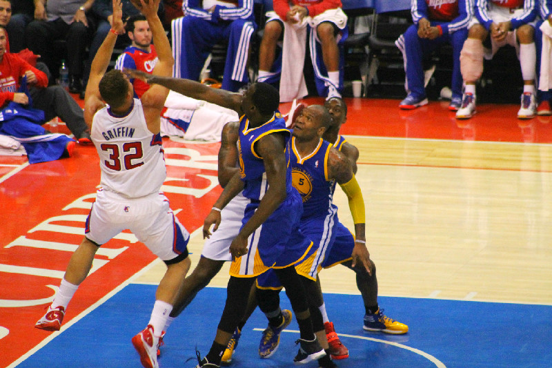 Blake Griffin dominated but the Clippers still came up short against the Golden State Warriors in a 110-106 defeat on Tuesday, March 31, 2015 at Staples Center. Photo Credit: Dennis J. Freeman/News4usonline.com