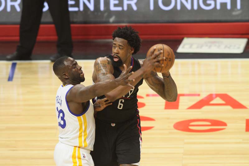 Draymond Green, and all of his bluster, was not enough to help the Goilden State Warriors win two NBA titles in a row. Photo credit: Kevin Reece/News4usonline.com