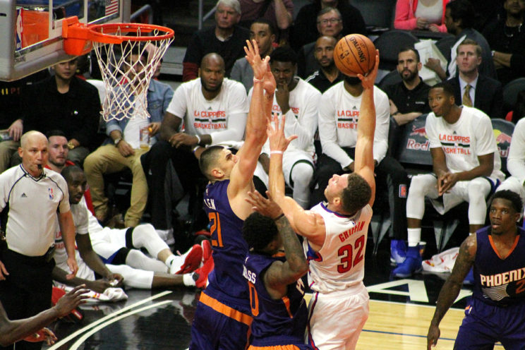 Rising to the challenge: Blake Griffin is playing at MVP form early in the Clippers' 2016-2017 season. Photo by Dennis J. Freeman/News4usonline.com