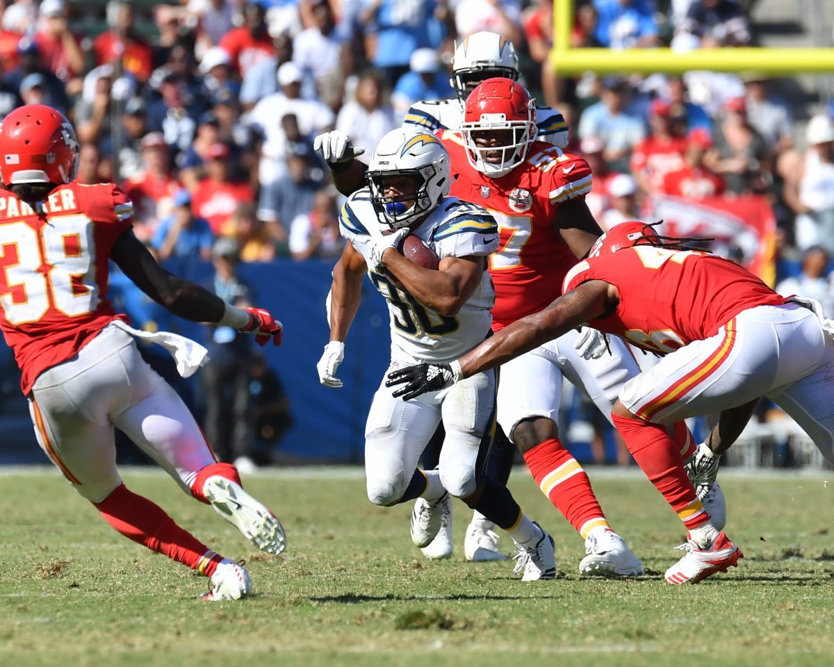 Chargers versus Chiefs