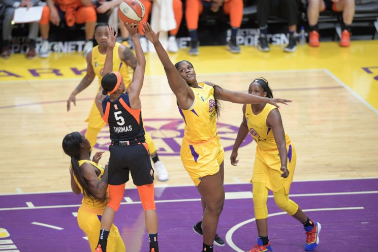 WNBA: Los Angeles Sparks versus Connecticut Sun