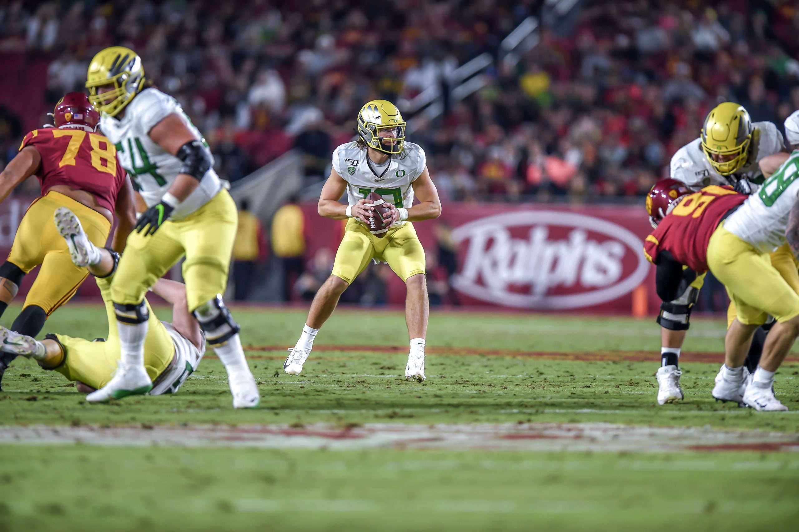 2023 Select Draft Justin Herbert Field Level Los Angeles Chargers Oregon  Ducks