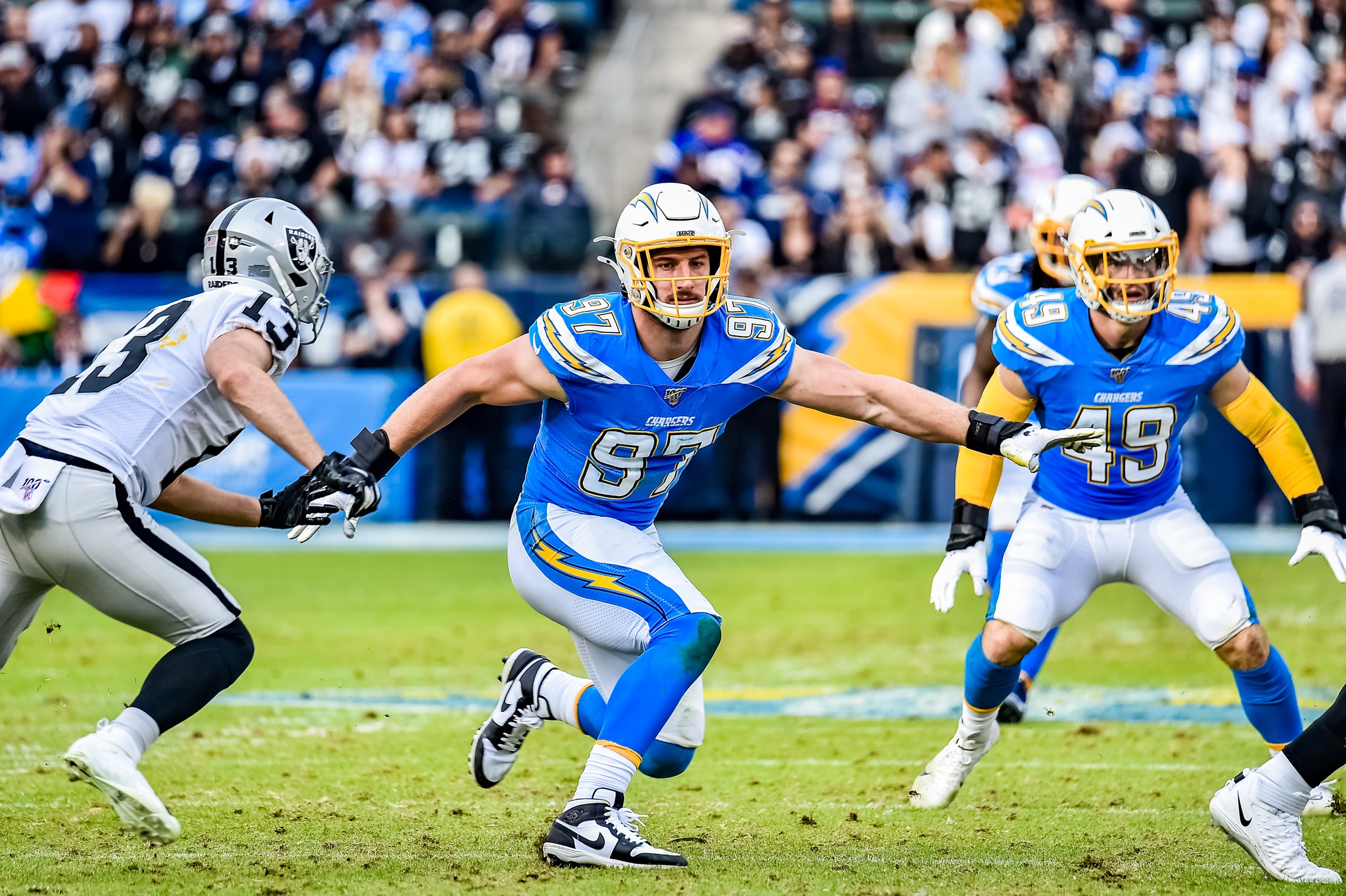 Chargers training camp: Joey Bosa has been unblockable - Sports