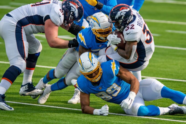 Los Angeles Chargers and Denver Broncos go to work