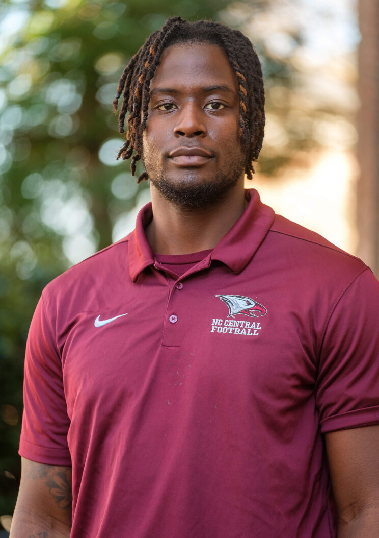 North Carolina Central University student-athlete Jesse Malit helped provide housing for the homeless in his hometown. Courtesy photo