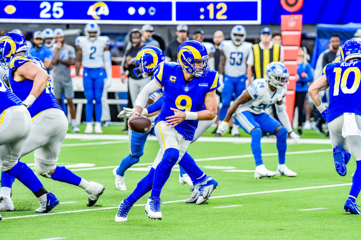 Los Angeles Rams quarterback Matthew Stafford