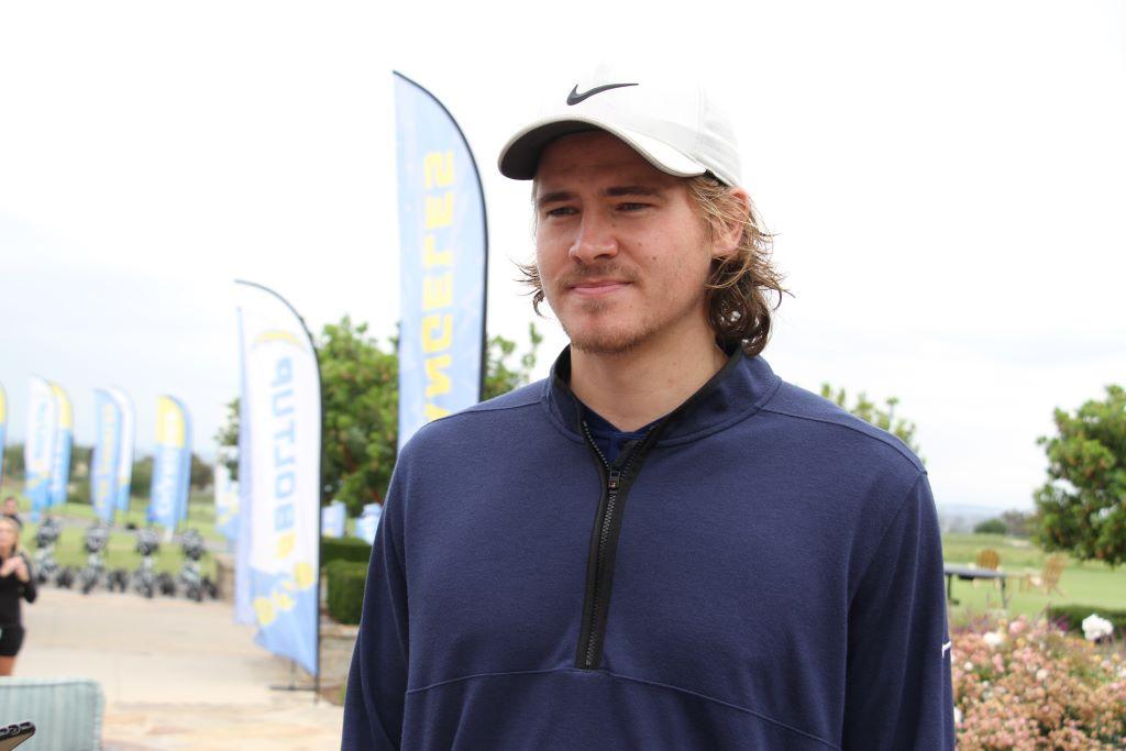 Quarterback Justin Herbert attends the 4th Annual Los Angeles Chargers Invitational Golf Tournament at the Rolling Hills Golf Club in Rolling Hills Estates  on June 3, 2023. Photo by Dennis J. Freeman/News4usonline 