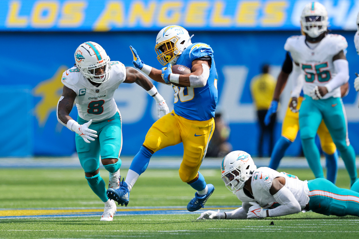 Chargers' 36-34 home loss to the Miami Dolphins by the numbers