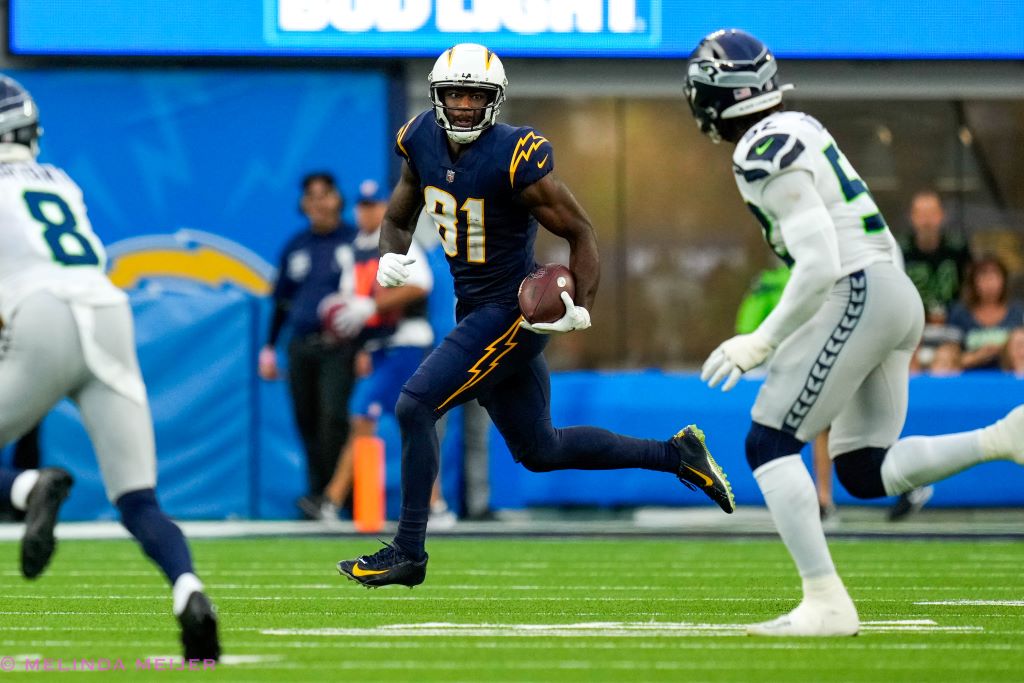 chargers wide receivers 2022